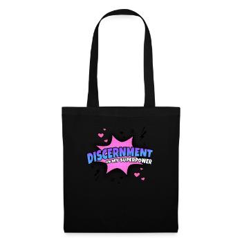Judgement is my superpower trait - Tote Bag - black - Front