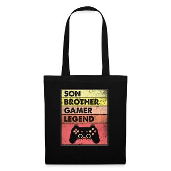 Gaming-Geschenke für Teenager Jungen 8-16 Jahre alt - Stoffbeutel - Schwarz - Vorne