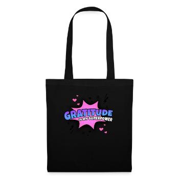 Humility is my superpower trait - Tote Bag - black - Front