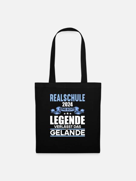 Realschule Junge Mädchen Realschule 2024 - Stoffbeutel - Schwarz