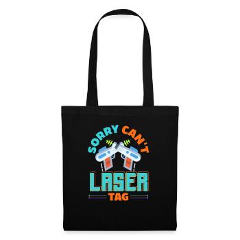 Indoor-laser-tag-party-outfit lasertag - Stoffbeutel - Schwarz - Vorne