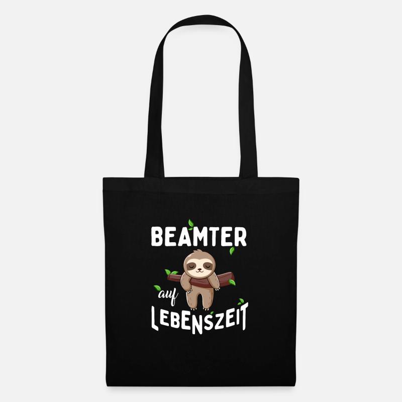 Beamter auf Lebenszeit - Stoffbeutel - Schwarz