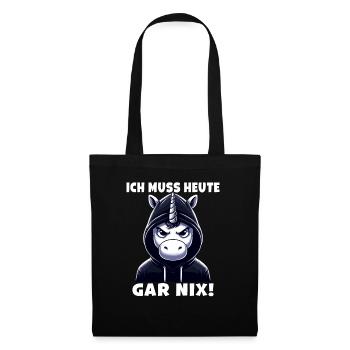 Je n’ai rien de sarcastique aujourd’hui - Sac en tissu - noir - Devant