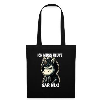 Je n’ai rien de sarcastique aujourd’hui - Sac en tissu - noir - Devant