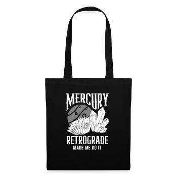 Retrograde planets Mercury Retrograde - Tote Bag - black - Front