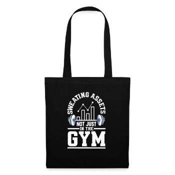 Des actifs qui ne se sument pas seulement dans le gymnase Finance - Sac en tissu - noir - Devant
