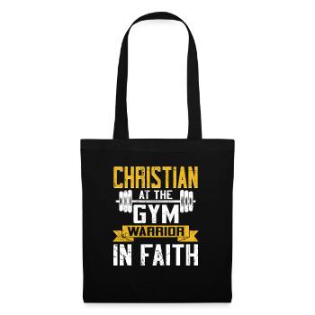 Jesus Christian Gym Workout - Tote Bag - black - Front