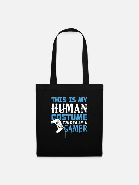 Ich bin wirklich ein Gamer - Stoffbeutel - Schwarz