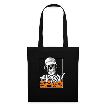 Skeleton Rock Hand Halloween - Tote Bag - black - Front