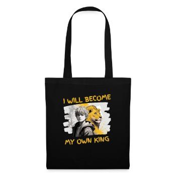 I will be my own king - Tote Bag - black - Front