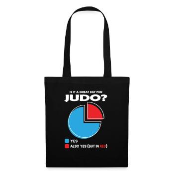 Est-ce un grand jour pour le judo ? - Sac en tissu - noir - Devant
