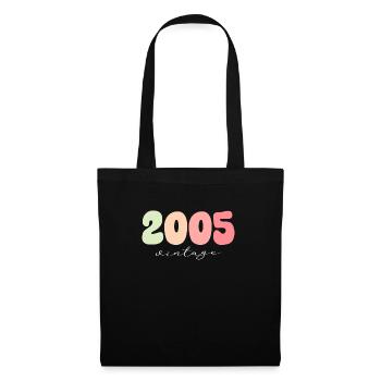 Millésime Millésime 2005 Anniversaire - Sac en tissu - noir - Devant