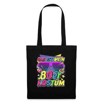 90s The Best Time - 90er Mottoparty - Stoffbeutel - Schwarz - Vorne