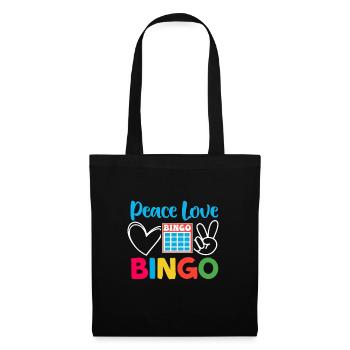 Joueur de bingo Gagnant de la loterie Bingo - Sac en tissu - noir - Devant