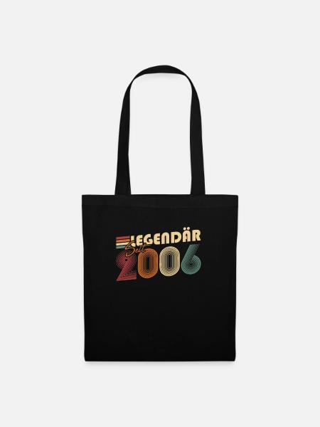 Legendär seit 2006 - Stoffbeutel - Schwarz