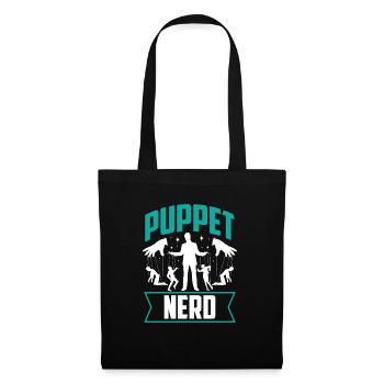 Marionnettiste, marionnettiste - Sac en tissu - noir - Devant