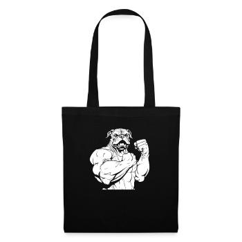 Fitness Bulldog - Tote Bag - black - Front