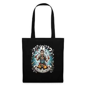 Une fois que j’ai travaillé avec des professionnels Charpentier - Sac en tissu - noir - Devant