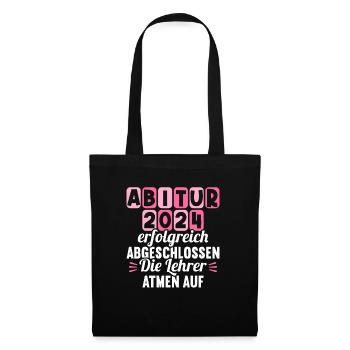 Abitur Young Girls Abitur Abitur 2024 - Tote Bag - black - Front