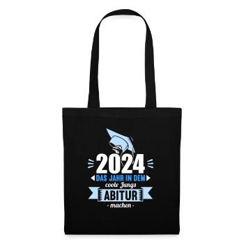 Abitur Young Girls Abitur Abitur 2024 - Tote Bag - black - Front