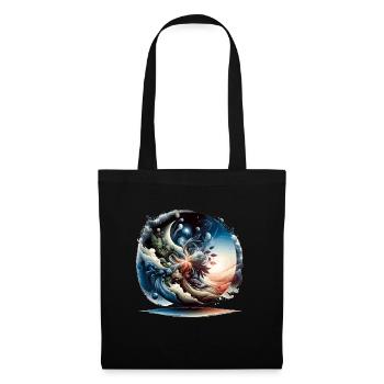 Nature and Space - Tote Bag - black - Front