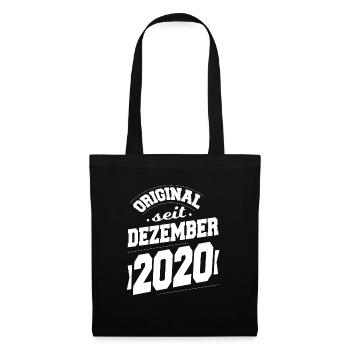 December 2020 Original for 3 years Man Woman - Tote Bag - black - Front