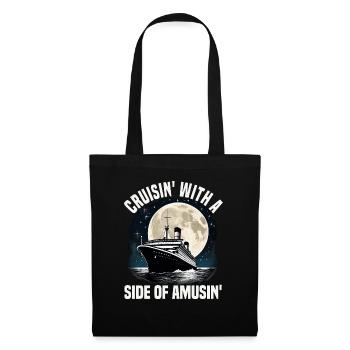 Cruising Trip Cruise Ship Vacation Group Matching - Stoffbeutel - Schwarz - Vorne
