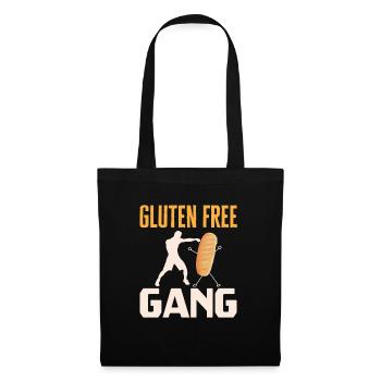 Sans gluten Intolérance au gluten - Sac en tissu - noir - Devant