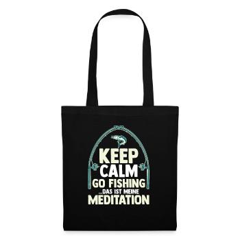 Angler Fishing Fishing Rod Fishing - Tote Bag - black - Front