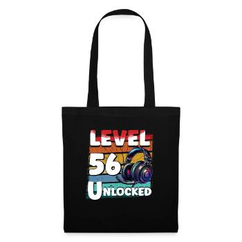 Gaming Birthday Level 56 Unlocked Gamer - Tote Bag - black - Front