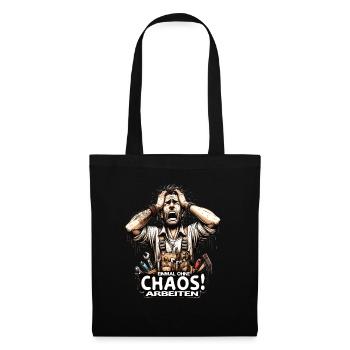 Artisans Travailler sans chaos pour une fois - Sac en tissu - noir - Devant