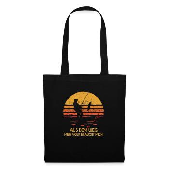 À l’écart, mon peuple a besoin de moi, pêcheurs, pêcheurs - Sac en tissu - noir - Devant