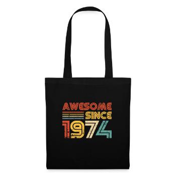 50th Birthday Vintage 1974 Classic Birthday 50 Yea - Tote Bag - black - Front