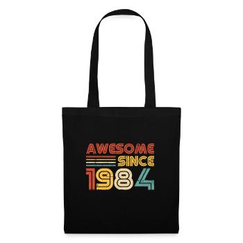 40th Birthday Vintage 1984 Classic Birthday 40 Yea - Tote Bag - black - Front