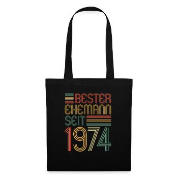 Best husband since 1974 50th wedding anniversary - Tote Bag - black - Front