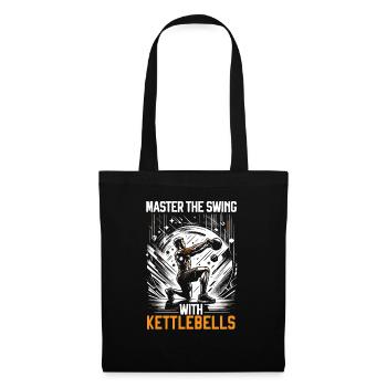 Kettlebell Workout Fitness Journey Bodybuilder - Tote Bag - black - Front