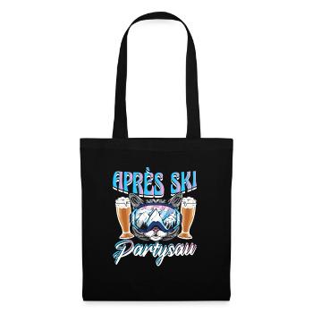 Après Ski Partysau Apres Ski - Stoffbeutel - Schwarz - Vorne