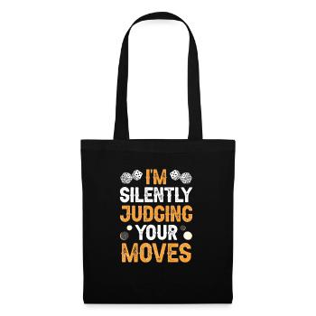 Board Game Funny Backgammon - Tote Bag - black - Front