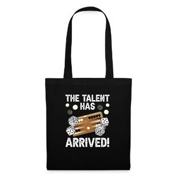 Board Game Funny Backgammon - Tote Bag - black - Front