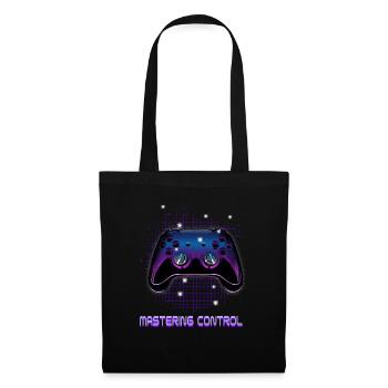Gamers Video Gaming Geek Console Contrôleur de jeu - Sac en tissu - noir - Devant