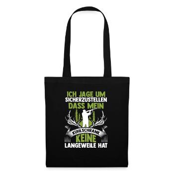 Hunting Hunting Deer Hunting Wild Boar Hunting Hunter - Tote Bag - black - Front