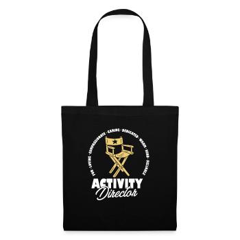 Proud Activity Director Appreciation Professional - Stoffbeutel - Schwarz - Vorne