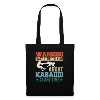 Gift for Kabaddi Lovers - Tote Bag - black - Front