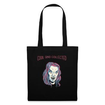 Cool Vampire Retro Halloween Beautiful Hot Fashion - Stoffbeutel - Schwarz - Vorne