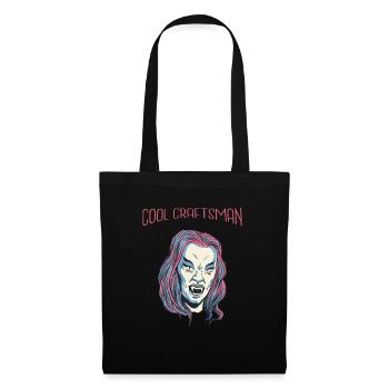 Cool Vampire Retro Halloween Beautiful Hot Fashion - Tote Bag - black - Front