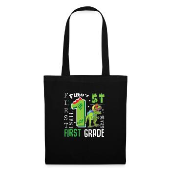 1st class Dino T-Rex - Tote Bag - black - Front