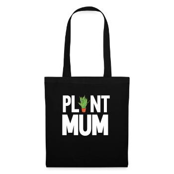 Plante Mère Mère Jardin Plantes Fleur - Sac en tissu - noir - Devant