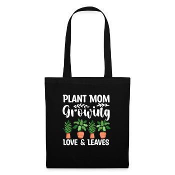 Plante Mère Mère Jardin Plantes Fleur - Sac en tissu - noir - Devant