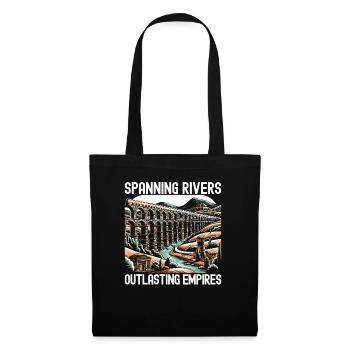 Roman Aqueducts Roman Engineering Ancient Rome - Tote Bag - black - Front