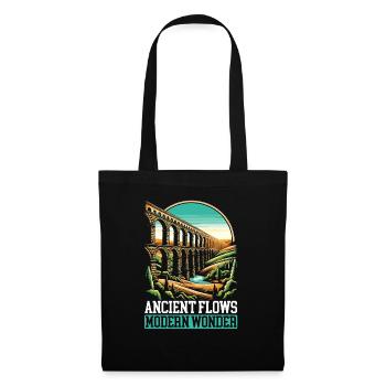 Roman Aqueducts Roman Engineering Ancient Rome - Tote Bag - black - Front